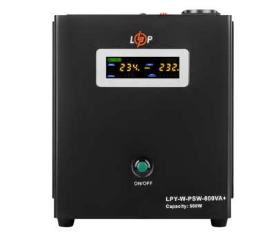 Источник бесперебойного питания Logicpower LPY-W-PSW-800 ВА / 560 Вт линейно-интерактивный с правильной синусоидой