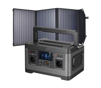 Комплект Зарядная станция PPS-500WE + Солнечная панель New Energy Technology 100W Solar Charger